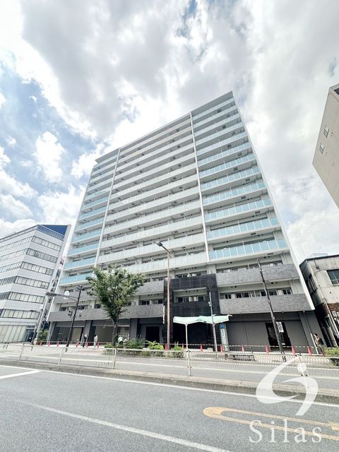 【大阪市北区豊崎のマンションの建物外観】