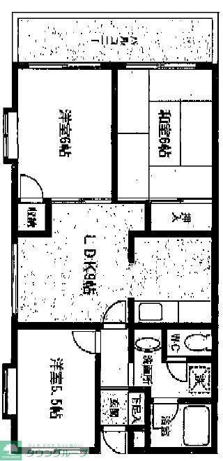 藤沢市湘南台のマンションの間取り