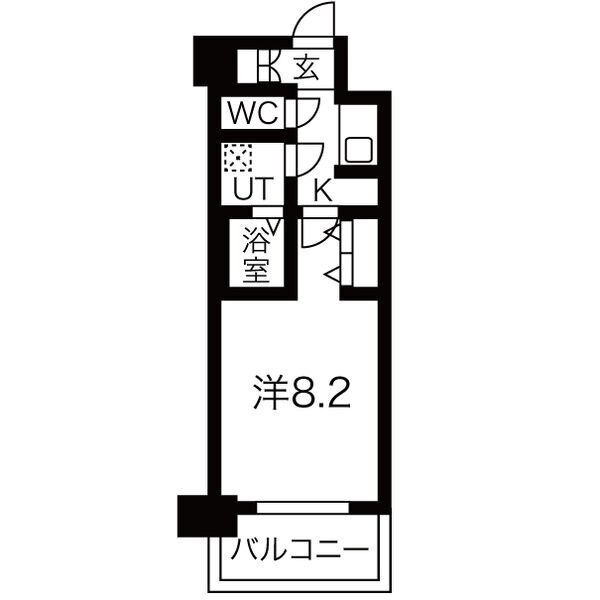 メイクス名駅太閤の間取り