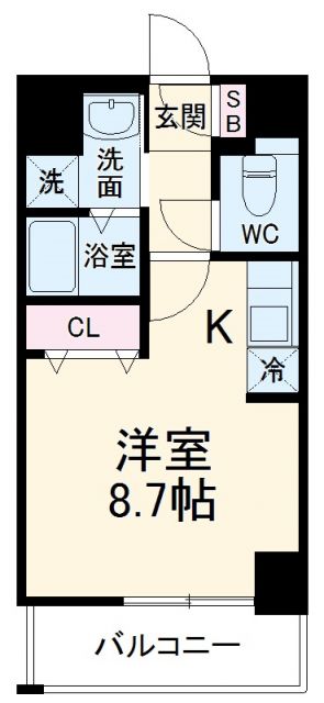 名古屋市中川区花池町のマンションの間取り