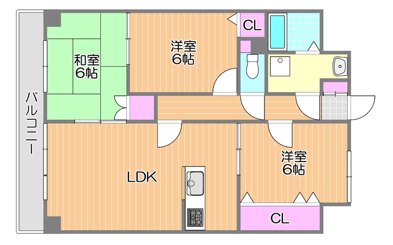 はなはうす門田本町の間取り