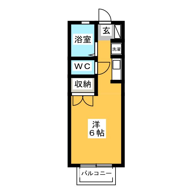 クレールＩの間取り