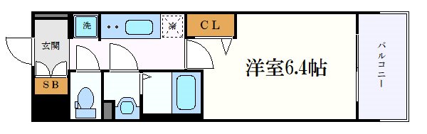 プレサンス伏見アーバンベースの間取り