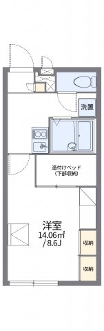 知多郡阿久比町大字宮津のアパートの間取り