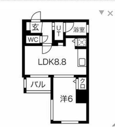 スパシエルクス横浜の間取り