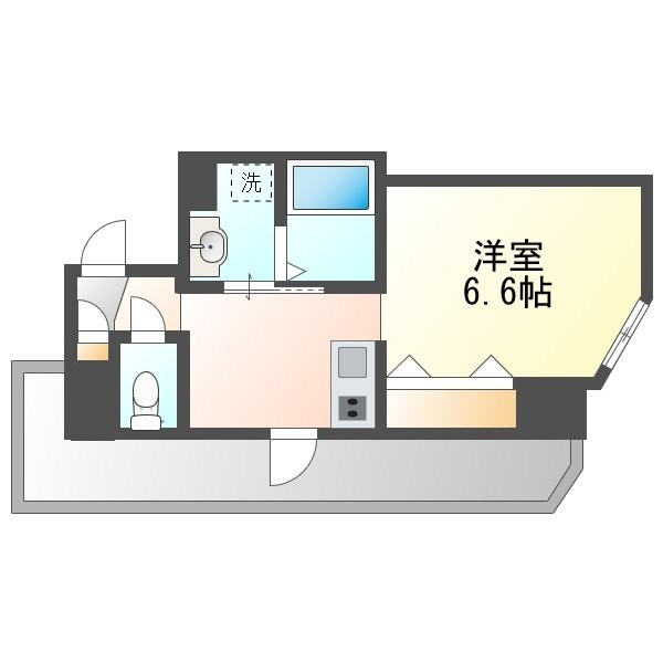 那覇市牧志のマンションの間取り