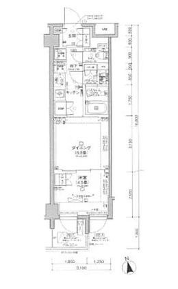 パレステージ文京江戸川橋の間取り
