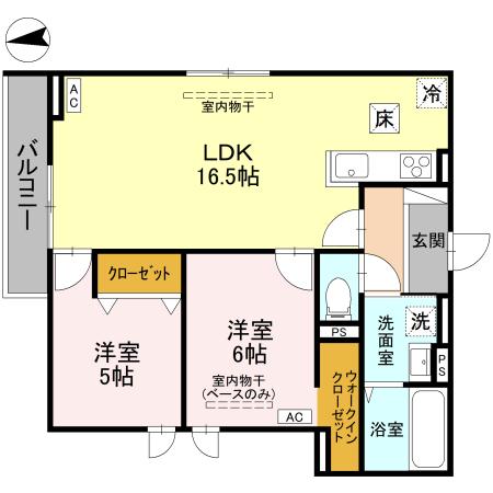 クレストヒルズの間取り