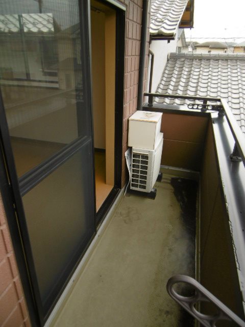 バルコニー　ベランダ西向き