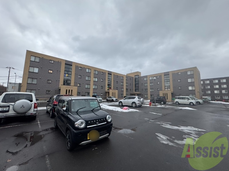 建物外観　札幌市北区百合が原「パークハイツＨ棟」