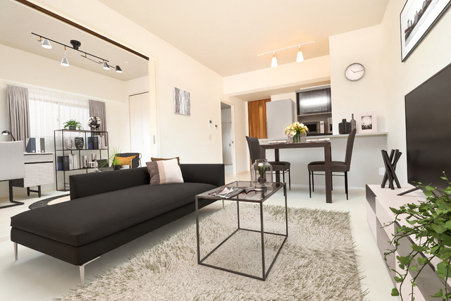 居室・リビング　※家具・家電はＣＧで合成しています