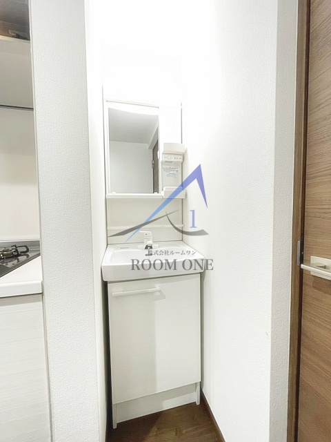 洗面設備　洗面台です。