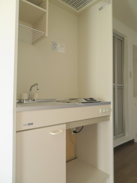 居室・リビング　１口の電気式コンロ付き