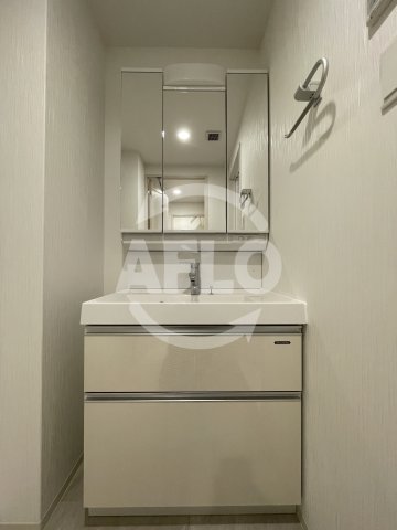 洗面設備　プレジオ恵美須　洗面所