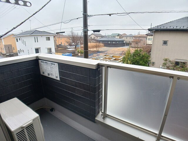 バルコニー　バルコニーがあります