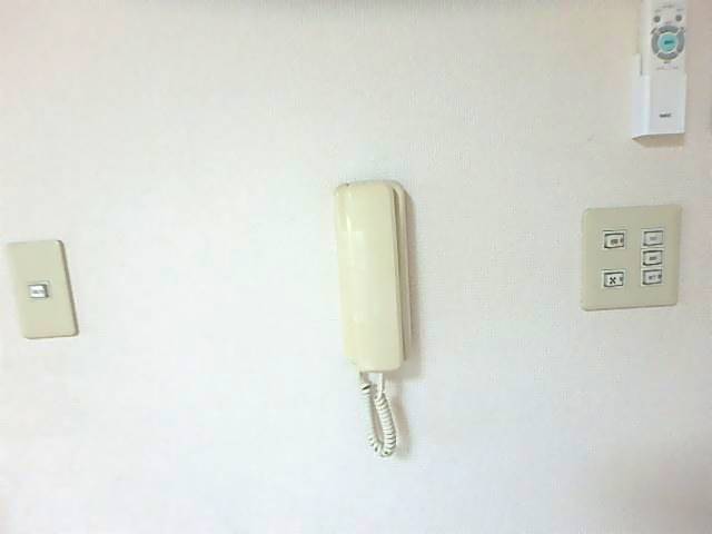 セキュリティ　インターホンです