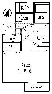 サンパティークの間取り写真