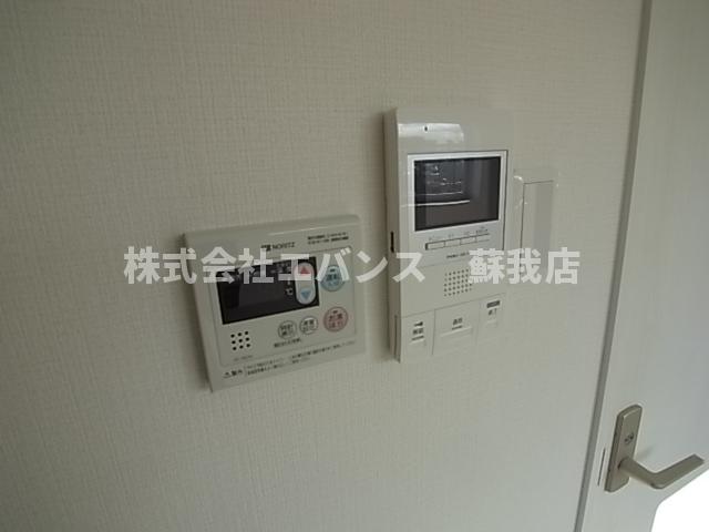 セキュリティ　モニター付きインターホンです