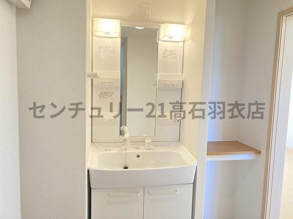 洗面設備　独立洗面台！