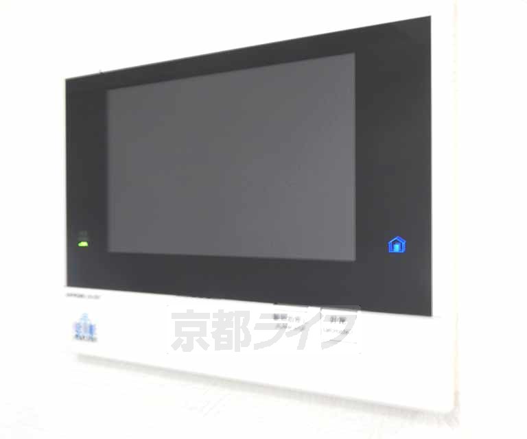 セキュリティ　大画面モニター付きインターホンです。