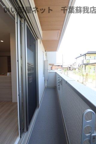 バルコニー　広々としたバルコニーです