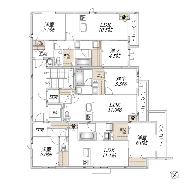 その他　２階　配置図