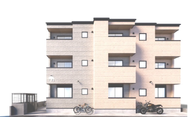 建物外観　外観（完成予想パース）