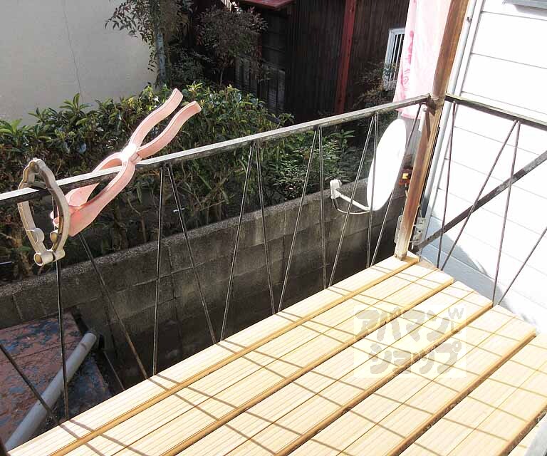 バルコニー　広いバルコニです。