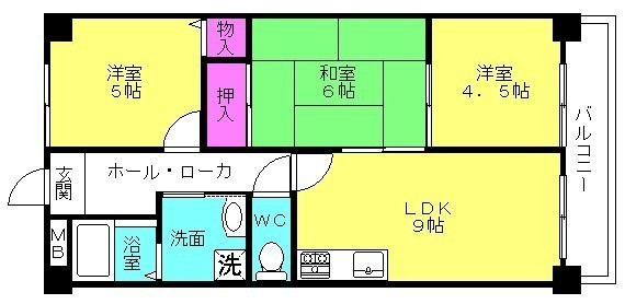 ベアーズ土山の間取り写真