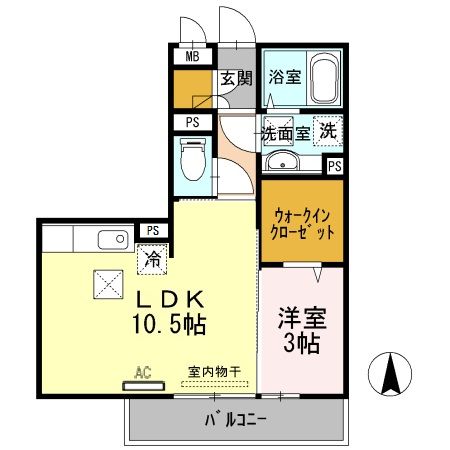 クリーク パレスの間取り写真