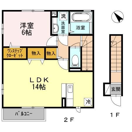 ペルーシェの間取り写真