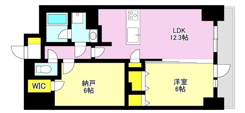 ＪＲ高崎線 高崎駅 徒歩1分 13階建 新築の間取り写真