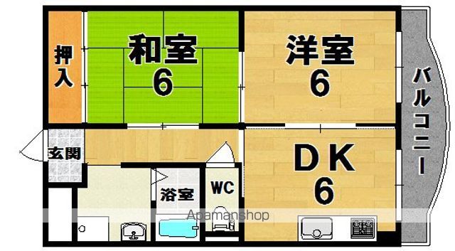 星和台プラザの間取り写真