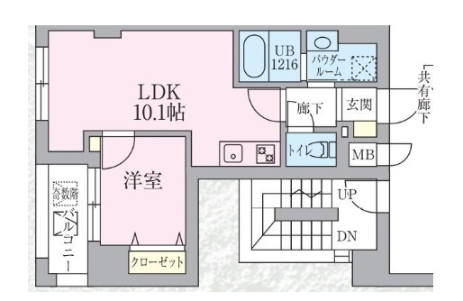 La Cezanne Tokiwaの間取り写真