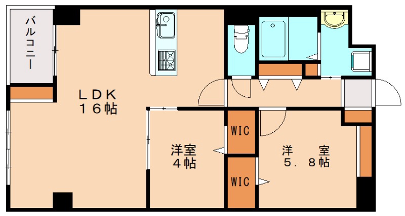 パストラーレ博多の間取り写真