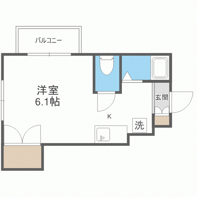 MRハイツの間取り写真