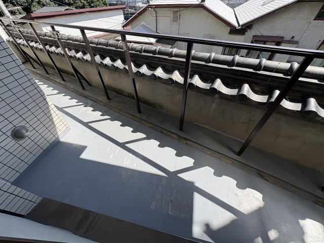 バルコニー　陽当たり良好なバルコニーです