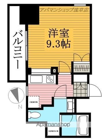プラウドフラット浅草駒形の間取り写真