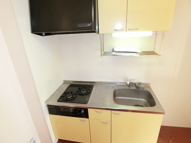 キッチン　２口システムキッチンです