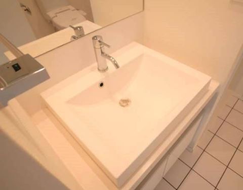 洗面設備　写真は別号室です。現況優先になります。