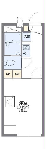 レオパレスくろばるの間取り