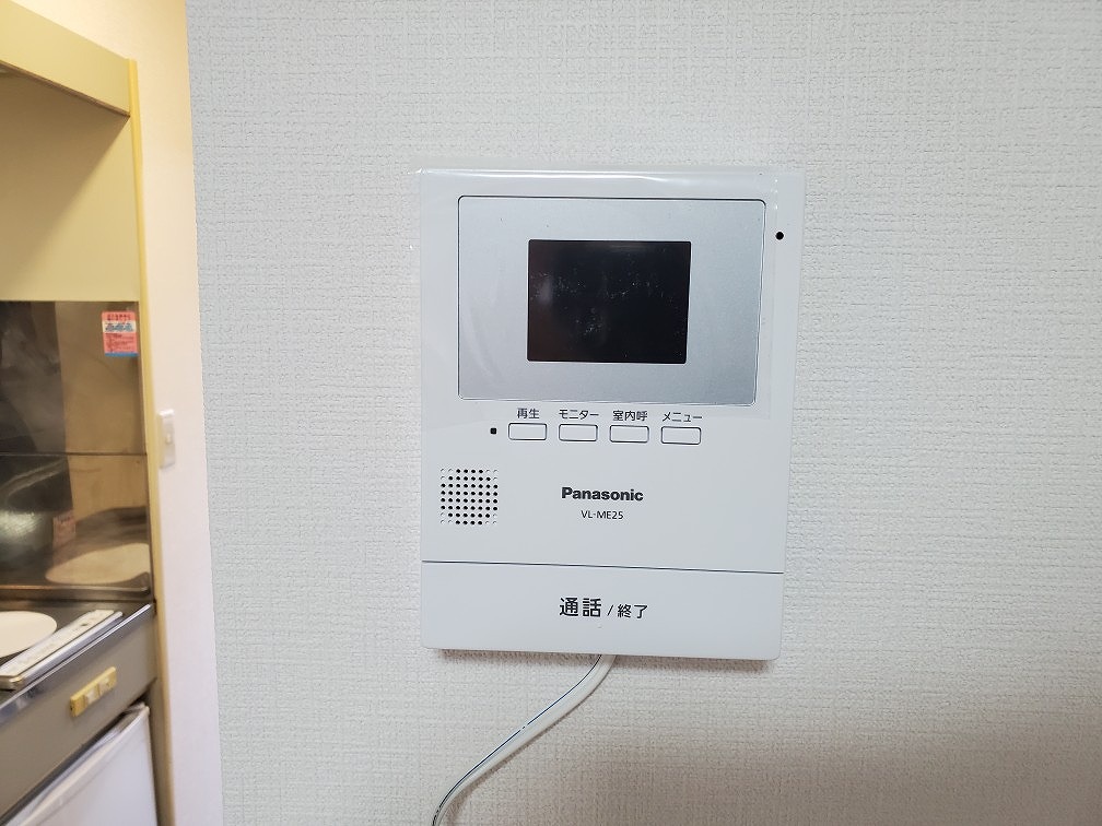 セキュリティ　モニターフォン設置で急なご来客でも安心です♪
