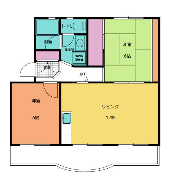 マンション珠瑠河Iの間取り