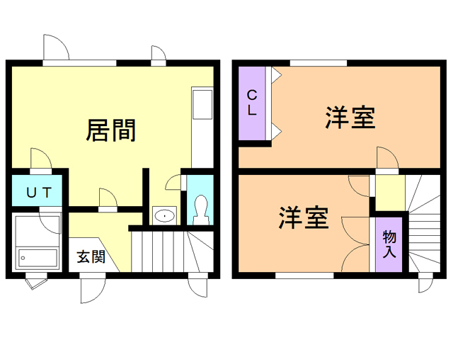 中島本町ＴＢ－２の間取り