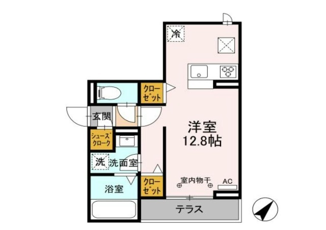 セレーナ東鷹匠の間取り