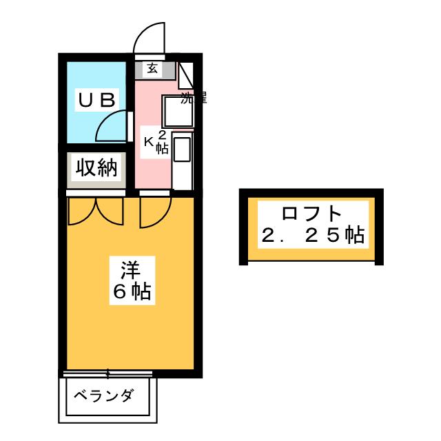 東光ハイツの間取り