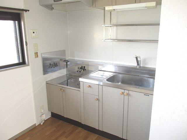 キッチン　キッチンガスコンロ設置可能