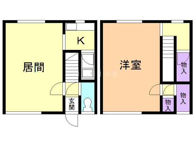 パレスおーまちの間取り