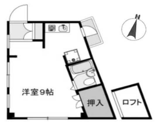 神戸市垂水区旭が丘のマンションの間取り