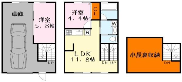 ビエノス欲賀の間取り